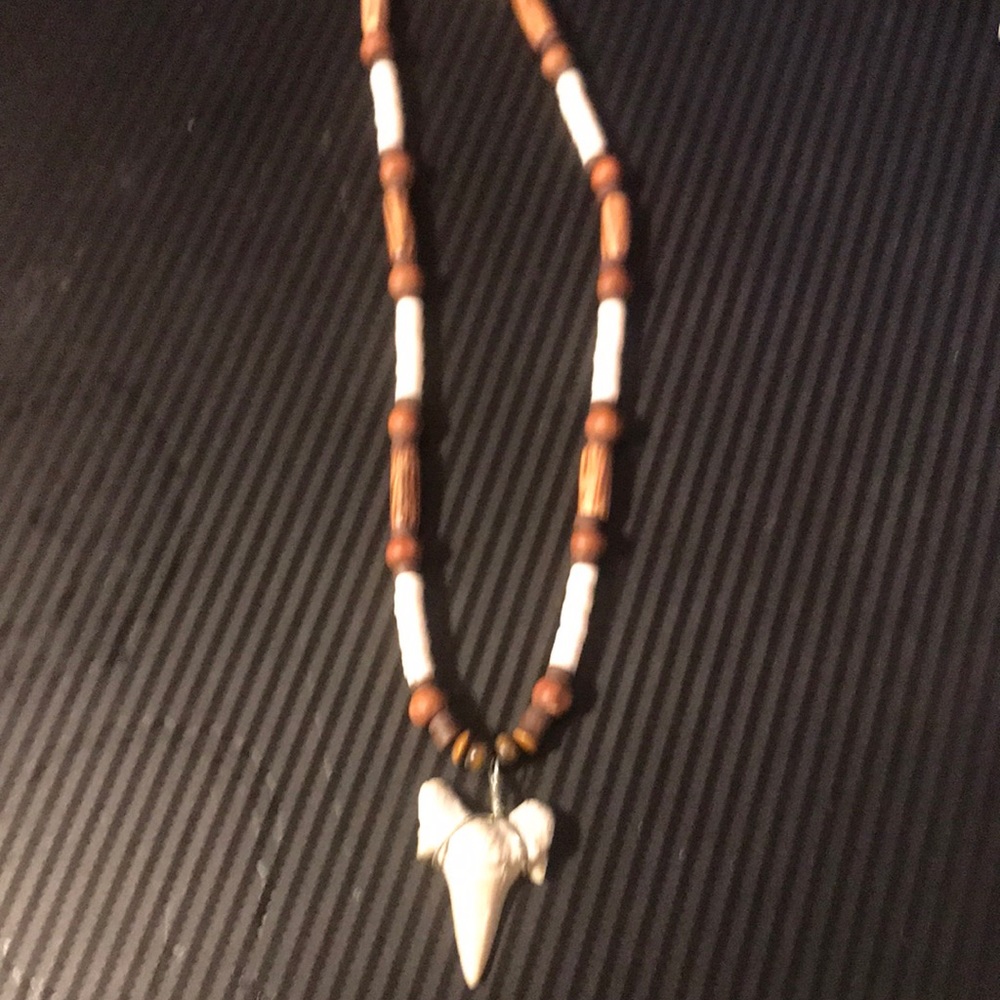 Shark tooth necklace